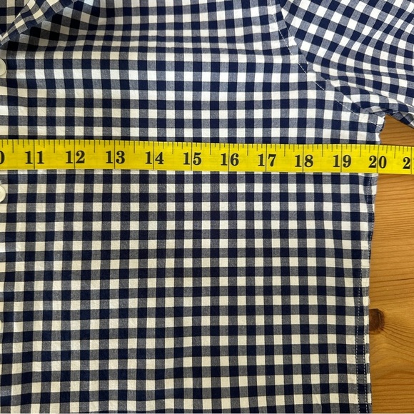 ASOS | Men's Long Sleeve Button Down Shirt White & Blue - Picture 8 of 9